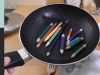 EATING fried PENCILS!! Kluna Tik Dinner #01 | ASMR eating sounds no talk