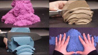 Extremely Satisfying ASMR:  Binaural Kinetic Sand Play For Relaxation, Tingles, And Sleep