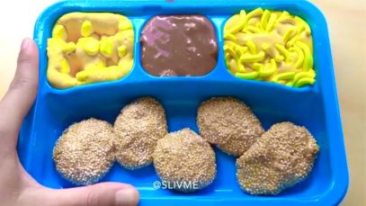 Food Slime – Most Satisfying Slime ASMR Video !