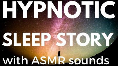 Hypnotic Sleep Story (with Auditory ASMR triggers) INTERGALACTIC SPACE TRAVEL