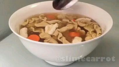 Most Satisfying Food Slime ASMR Video! Slime Soup!