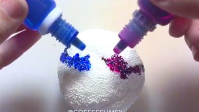 Slime Coloring – Most Satisfying Slime ASMR Video!!