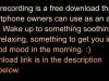 Wake up alarm tone. :)
