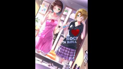 #66【Japanese ASMR】 Binaural ♡ Ear Licking ♡ Mouth Sound ♡ Sleeping Together【耳舐め】