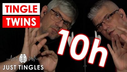 ASMR | 10 Hours Tingle Twins | Ear Blowing * Hand Sounds * Trigger Words * Inaudible Whispers