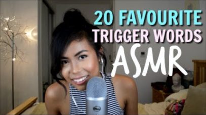 ASMR 20 Favourite Trigger Words (inc. sk sk, tk tk and stipple)