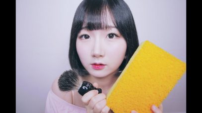 [한국어 ASMR , ASMR Korean] 쓱싹쓱싹 귀청소 귀를 닦아줄게요 ! | Bubble Ear Cleaning & Washing