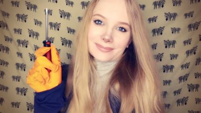 ASMR Camera Repair / Fixing You! ? Whisper, Gloves, Tapping, Binaural, Typing, Roleplay