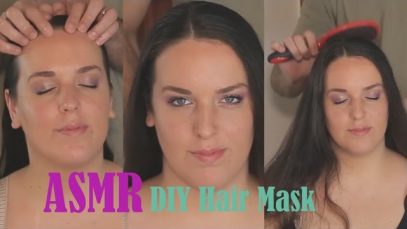 ASMR DIY Hair Mask | Brushing | Oiling | Scalp Massage | Soft Spoken Version