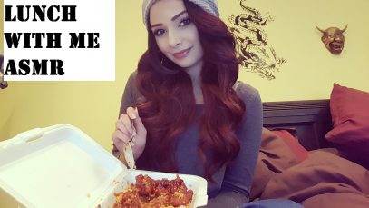 ASMR Eating Sesame Chicken, Pork Fried Rice, and Egg Roll (Soft Spoken Mukbang)