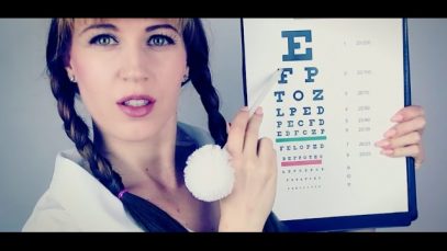 ASMR Eye Exam   A Very Friendly Nurse Roleplay