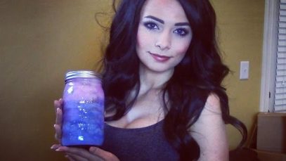 ASMR Galaxy Jar Tutorial (Soft Spoken, Nail Tapping)