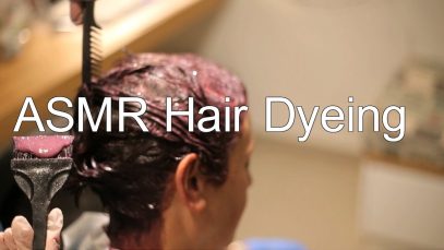 ASMR Hair Oxidation & Dyeing | Hair Massage | Foil Paper | No Talking