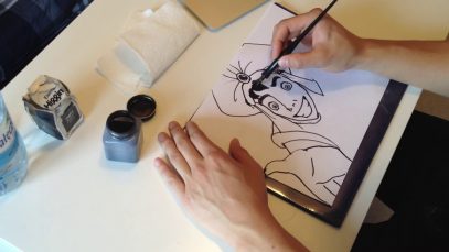 ?? ASMR עברית Hebrew – Let’s Draw Aladdin! ? 알라딘 히브리어