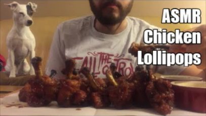 ASMR – Korean Chicken Wings/Lollipops – Eating Sounds | No Talking