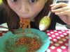 ASMR Korean fire noodles+ salted egg tangyuan?