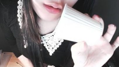 ASMR Korean Super Close Ear to Ear Whispering 종이컵으로 가까운 속삭임
