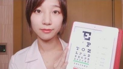 ASMR Korean 눈검사를 해보아요?/ 안과의사 롤플레이