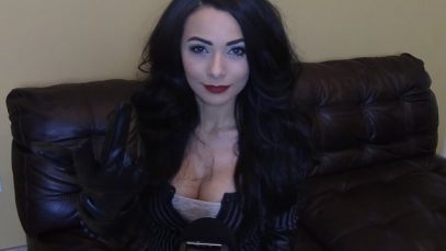 ASMR Leather Gloves Sounds (Minimal Whispering)