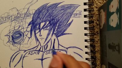 ASMR Let’s Draw Anime – Bob Ross Like