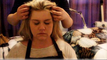 ASMR Massage and Scratching. Head and back. Hair Play. :)