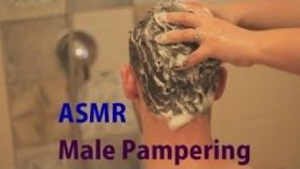 ASMR: Mens Haircut and Facial Shave + Massage | Relaxing Roleplay