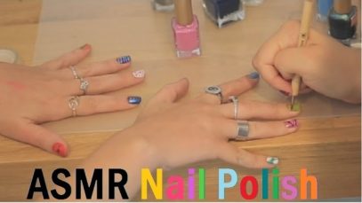ASMR Nail Polish & Decorations  | Normal Voice & Backgrounds sounds