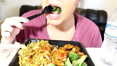 ASMR: Panda Express (American Chinese Food) *Eating Sounds*