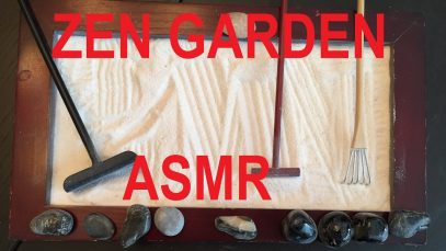 ASMR Playing in a Zen Garden – No Talking