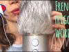 ASMR | Playing with a windmuff while whispering French trigger words (and other sounds)