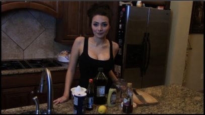 ASMR Pomegranate Molasses Vinaigrette Recipe (Soft Spoken, Nail Tapping)