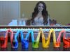 ASMR Rainbow Paper Water Bridge Experiment (Softly Spoken, Nail Tapping, Water Sounds)