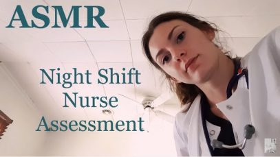 ASMR Role Play: Night Nurse Checks on You – latex gloves, crinkles, personal attention