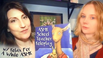 ASMR School Teacher Role Play with Relax For A While ASMR ? Crinkle Books and Storytime