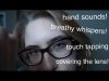 ASMR – Soft trigger words, face touching, gentle tapping