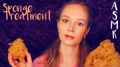 ASMR Sponge and Spa Treatment Role Play ❤