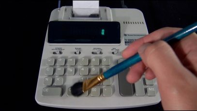 ASMR TI-5045 Calculator Keyboard Sounds | No Talking |