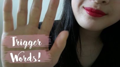 ASMR trigger words | sleep, yawn, sshhh, sk + hand movements?