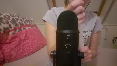 ASMR ~ trigger words/rubbing/blowing sounds with one of the most tingliest objects ever ~