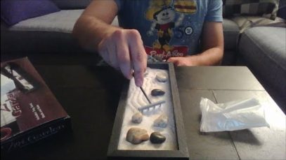 ASMR Zen Sand Garden Rubbing, Plastic Crinkling, Scratching sounds