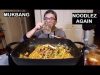 ASMR: ZUCCHINI KOREAN + FILIPINO SPICY RAMEN | Eating Sounds | Eating Show | JaySMR