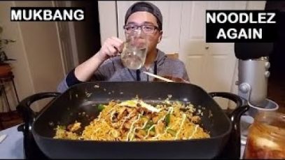 ASMR: ZUCCHINI KOREAN + FILIPINO SPICY RAMEN | Eating Sounds | Eating Show | JaySMR