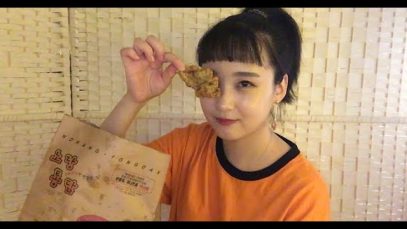 [오드Asmr][No talking] 바삭바삭 노랑통닭 먹어보기 / eating sound / korean asmr
