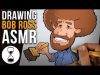 BOB ROSS Godfather of ASMR | Softly Spoken Drawing Tutorial