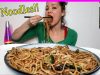 CHINESE LO MEIN NOODLES ? MUKBANG ? My New Fitness Goals