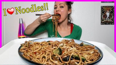 CHINESE LO MEIN NOODLES ? MUKBANG ? My New Fitness Goals
