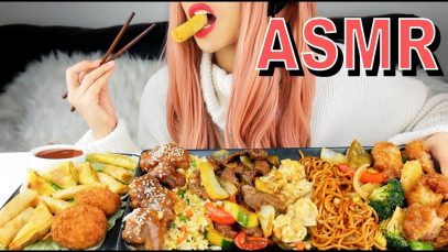 CHINESE TAKE-OUT ASMR *No Talking* Binaural Eating Sounds