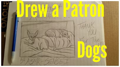 Drew a Patron’s Dogs “Michael C.” (Patreon Reward)