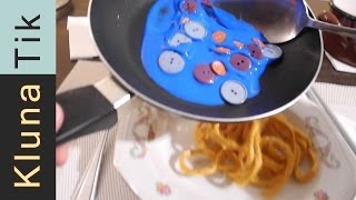 Eating paint and brushes!! Kluna Tik Dinner #29 | ASMR eating sounds no talk Bob Ross