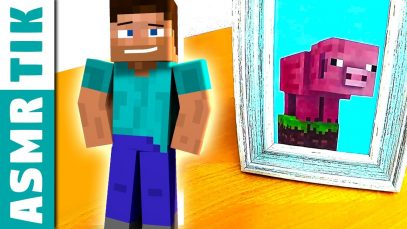 Eating STEVE from MINECRAFT ASMR Tik Dinner ASMR eating sounds Friendly Compilation
